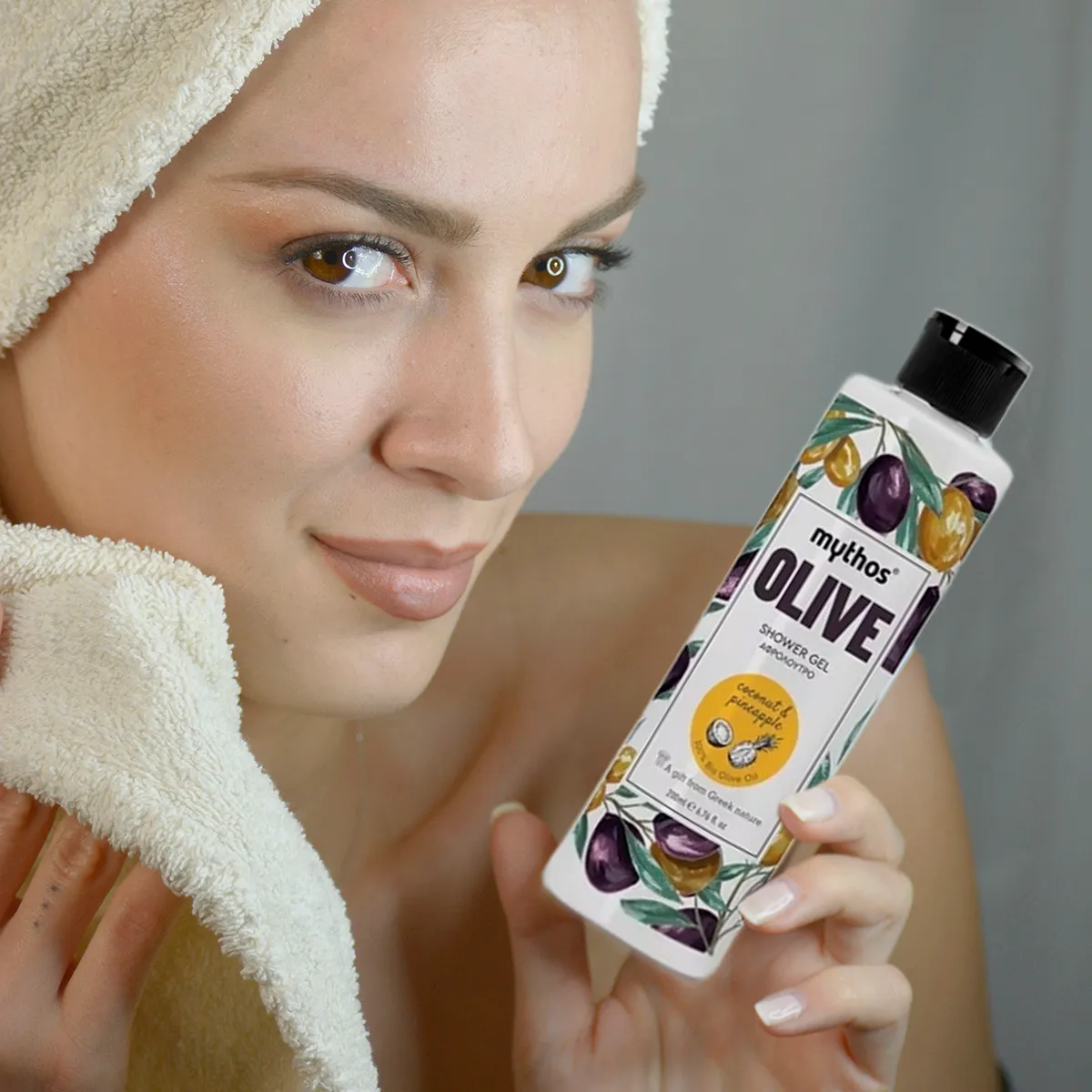 Mythos Olive Kokos Ananas douchegel 200ml met olijfolie