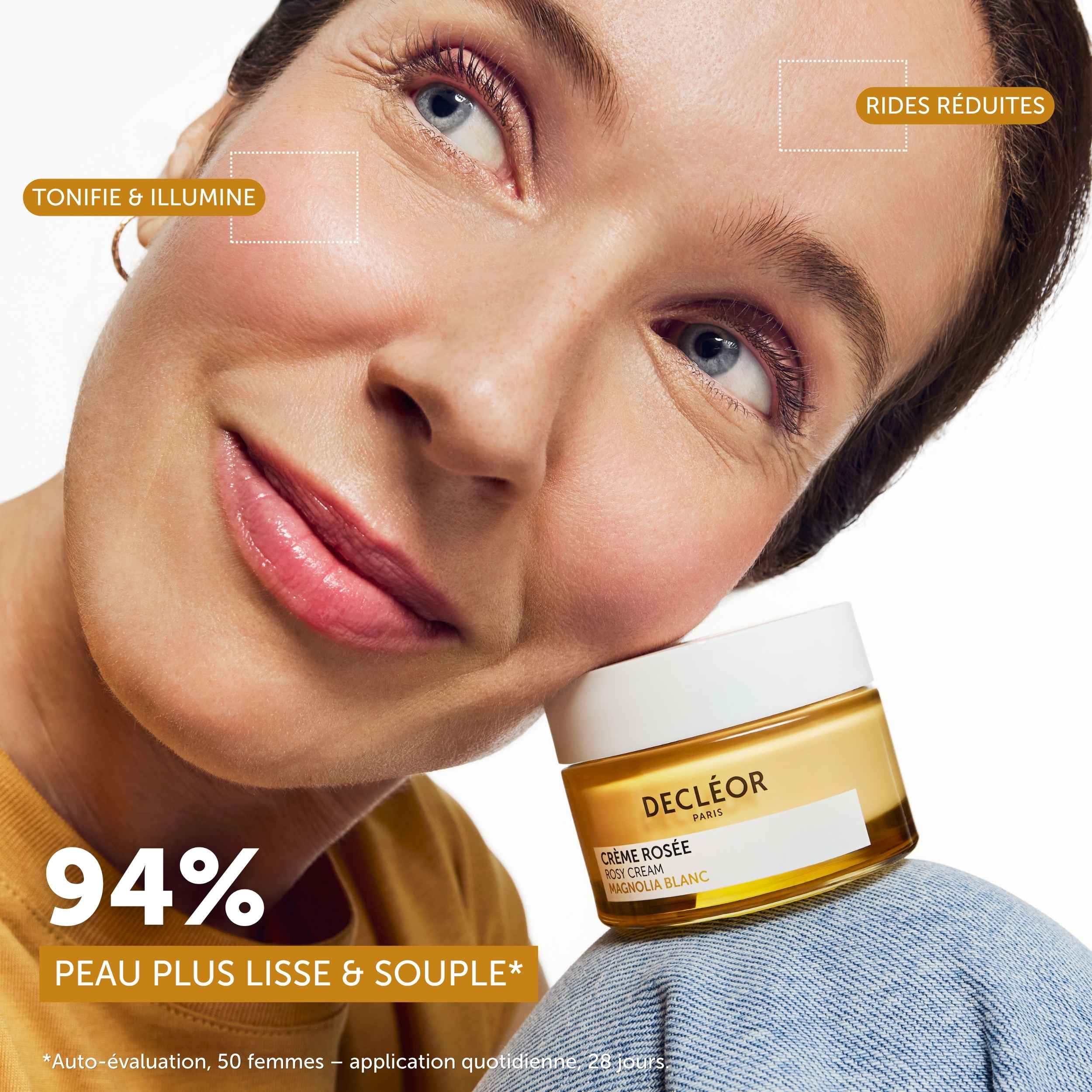 Decléor White Magnolia dagcrème 50 ml rozengetint
