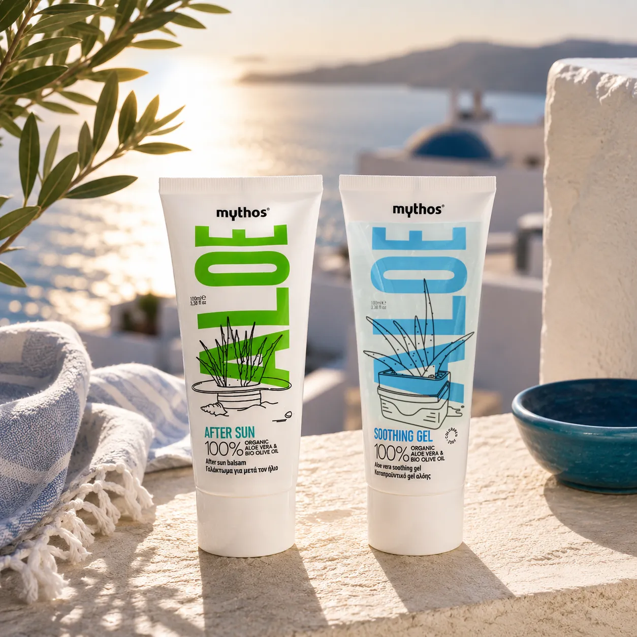 Mythos Aloe gel 100ml verkoelend met aloë