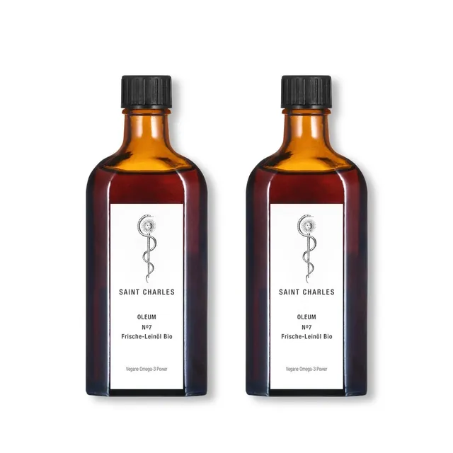 Saint Charles Frische-Leinöl bio lijnzaadolie 2 x 250 ml