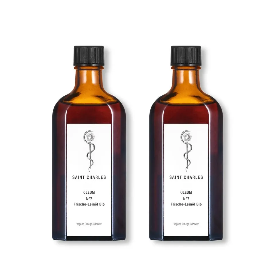 Saint Charles Frische-Leinöl bio lijnzaadolie 2 x 250 ml