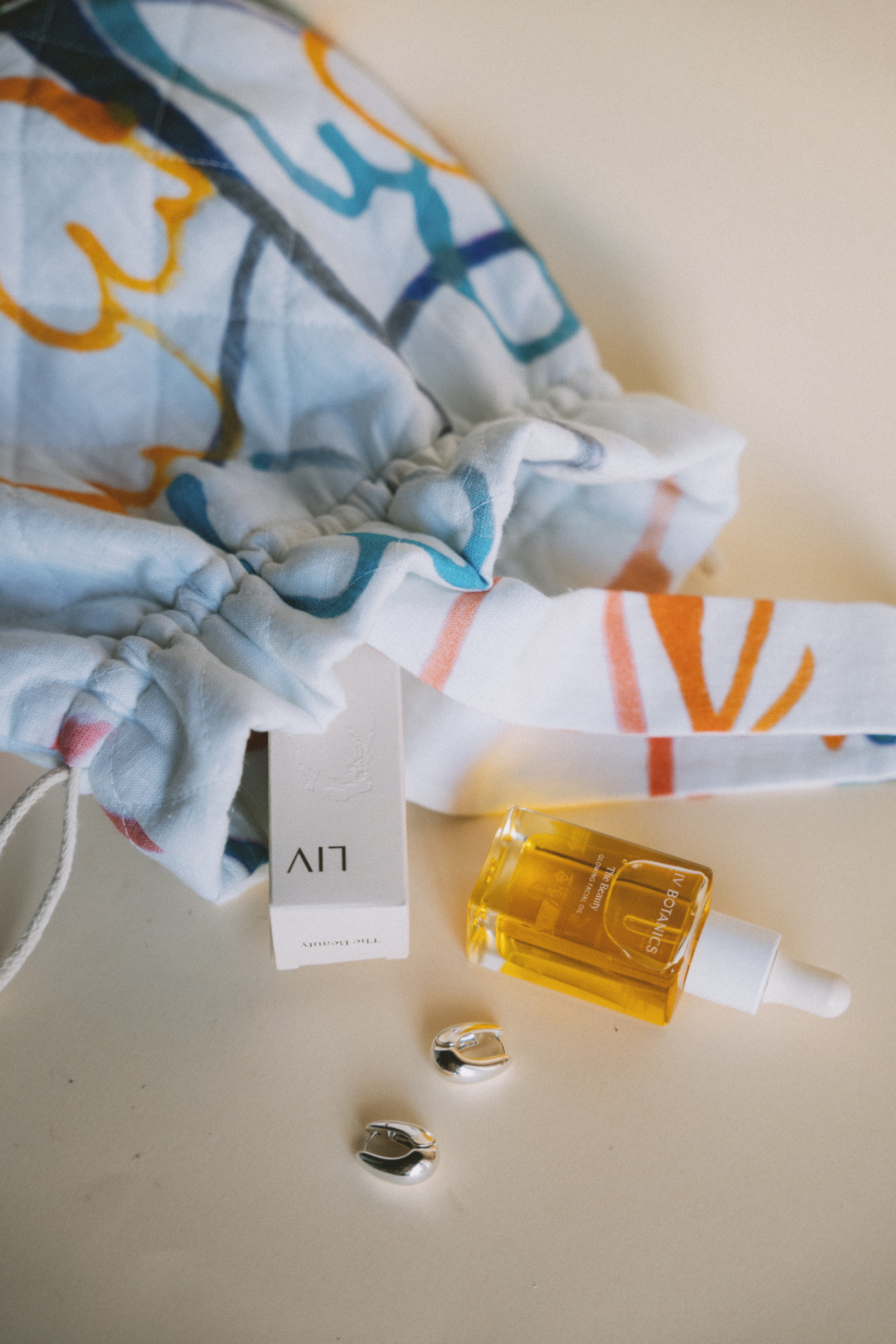 LIV Botanics Beauty Pouch make-up tasje Birds of Paradise