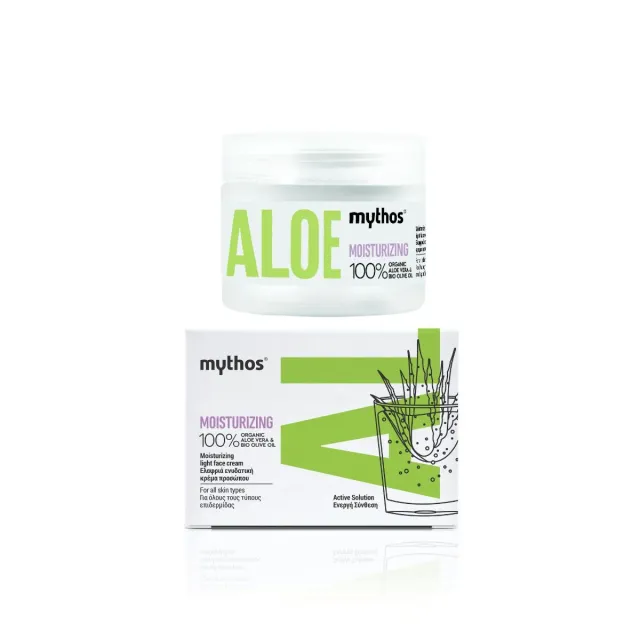 Mythos Aloe lichte gezichtscrème 50ml met aloë vera