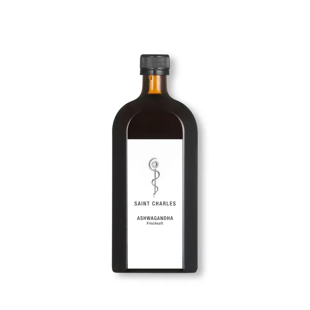 Saint Charles Ashwagandha Frischsaft sap vers zonder pesticiden