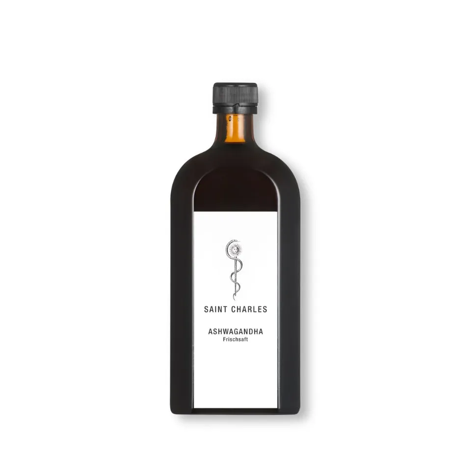 Saint Charles Ashwagandha Frischsaft sap vers zonder pesticiden