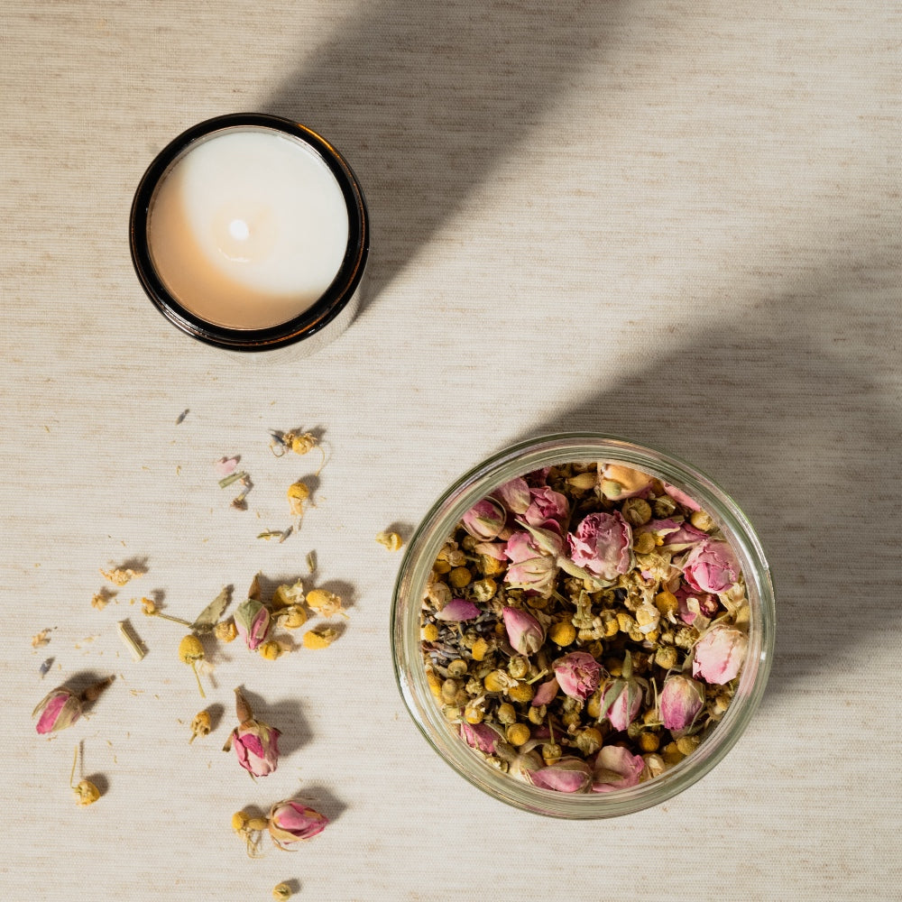 SAINT CHARLES Mindful Relaxation cadeauset kaars thee