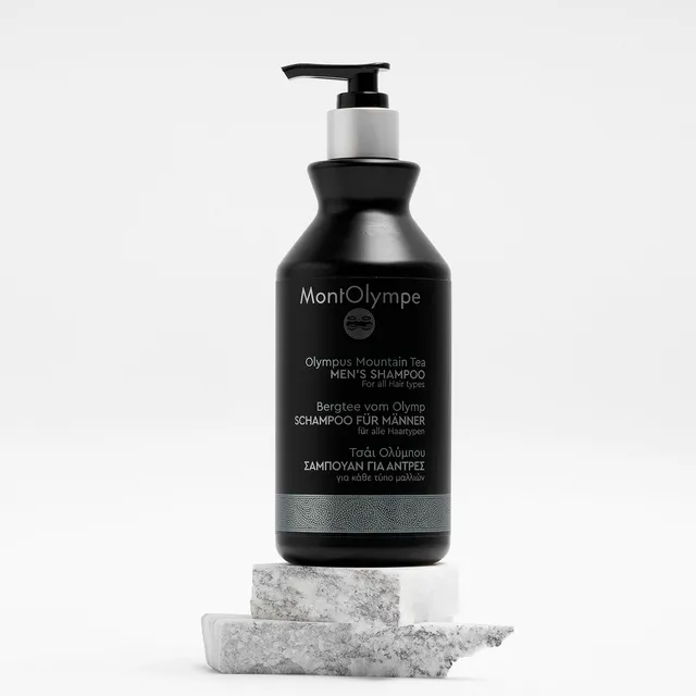 MontOlympe Olympus Mountain Tea shampoo mannen dun haar
