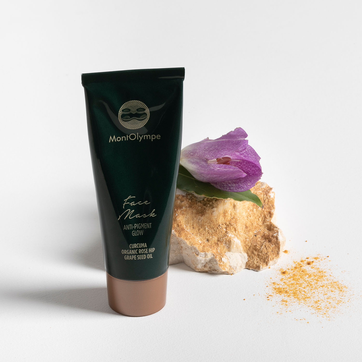 MontOlympe Anti-Pigment Glow gezichtsmasker klei
