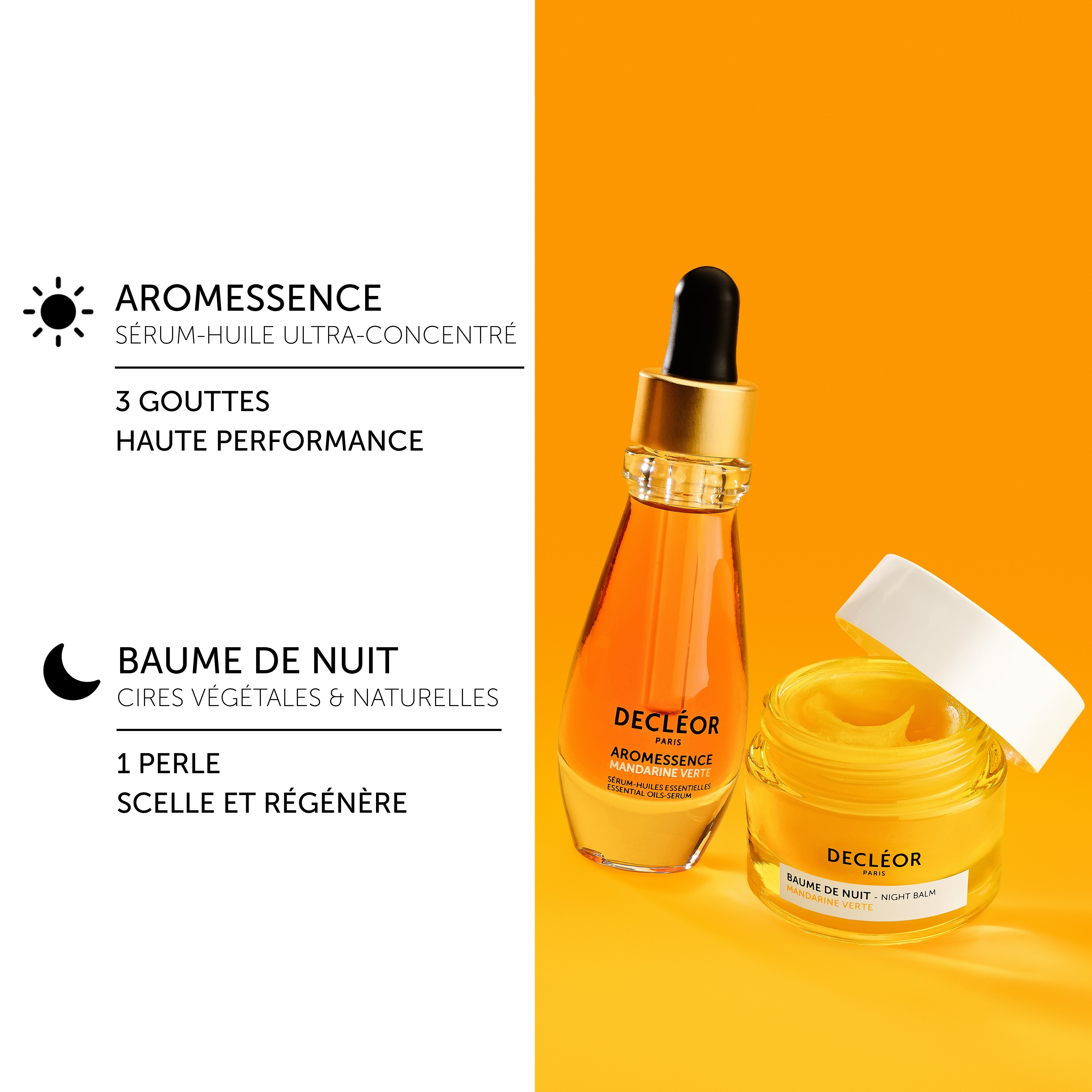 Decléor Green Mandarin Day & Night Radiance Duo set stralend