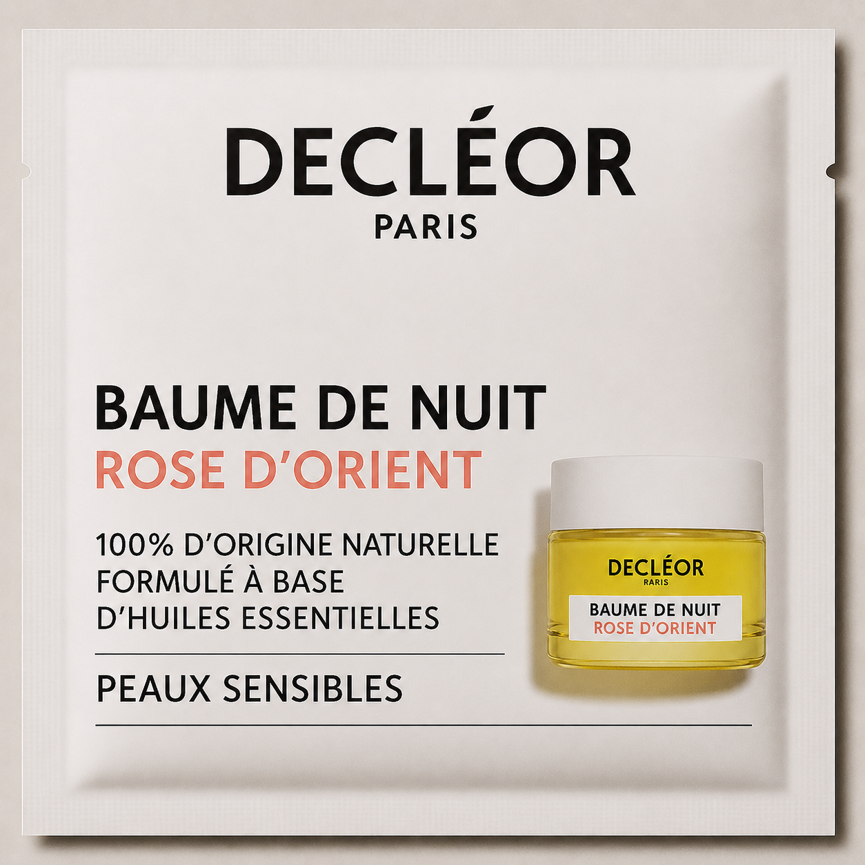 Decléor Oriental Rose Nachtbalsem monster 1 stuk roos