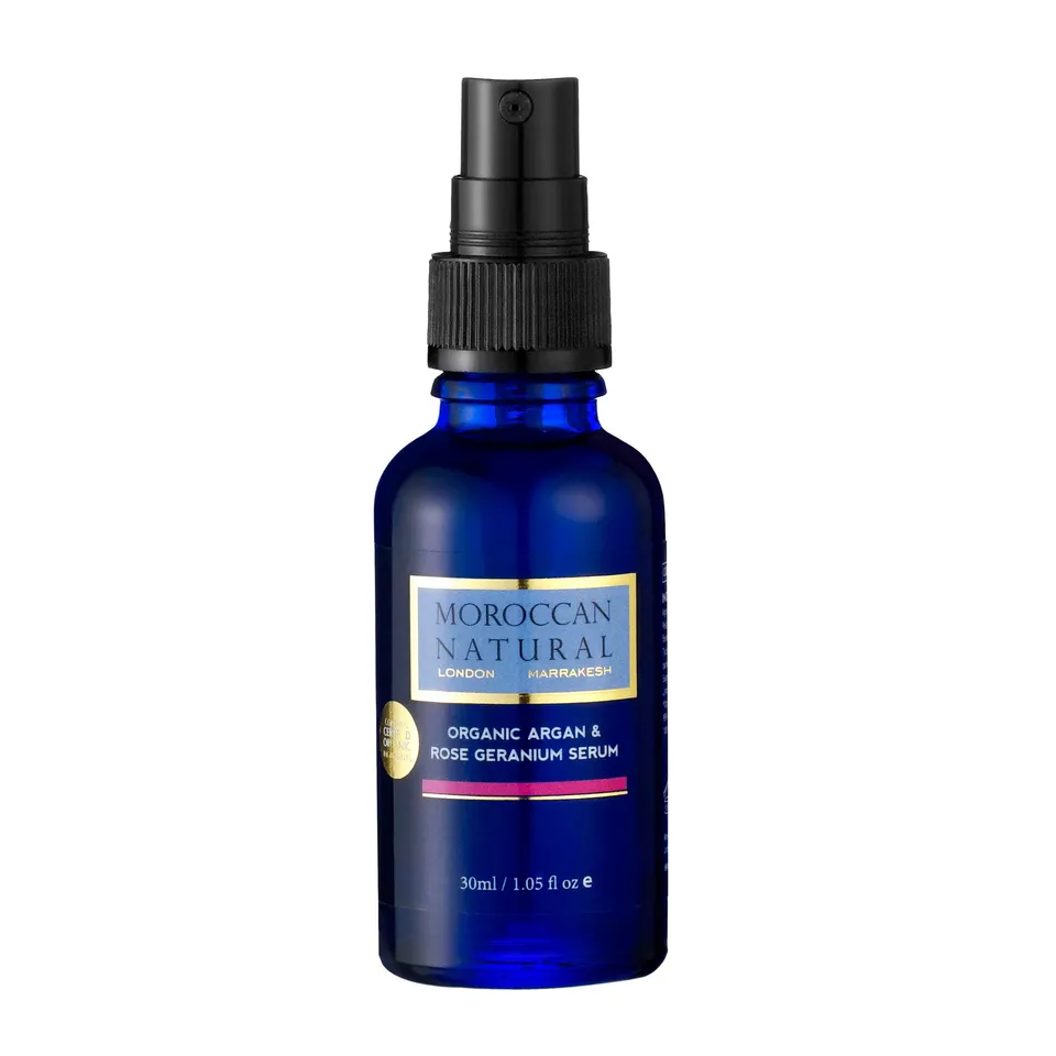 Manatude Organic Argan Rose Geranium Serum Geraniumlijnen