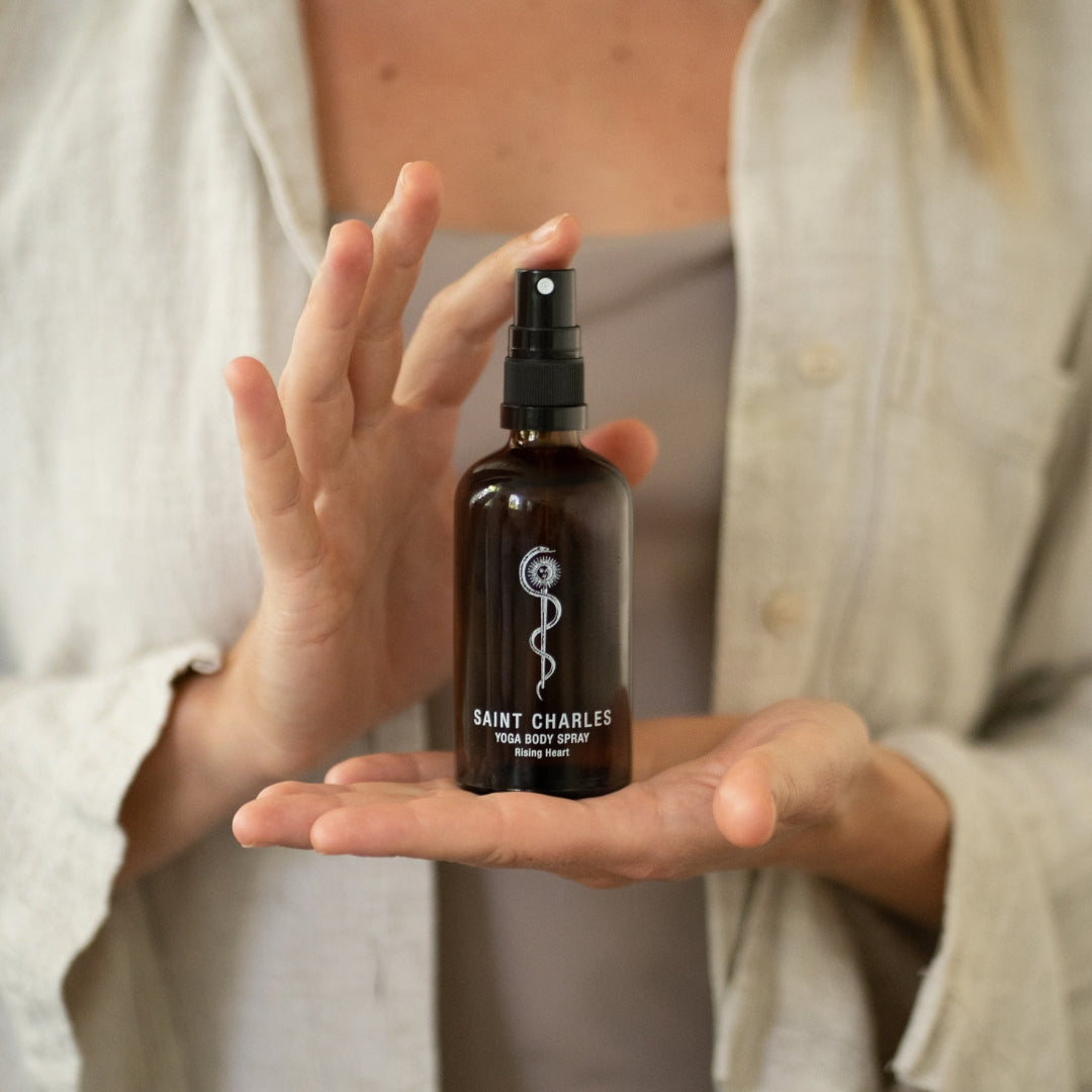 SAINT CHARLES Yoga Rising Heart bodyspray bergamot vanille