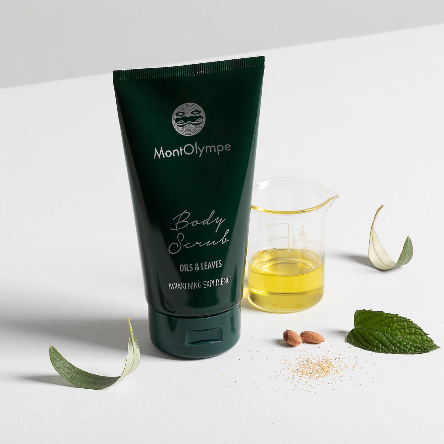 MontOlympe Oils Leaves bodyscrub olijf