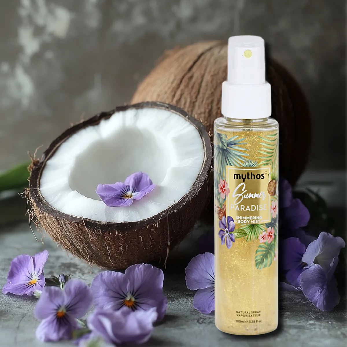 Mythos Body Mist Summer Paradise 100 ml Shimmer Kokos