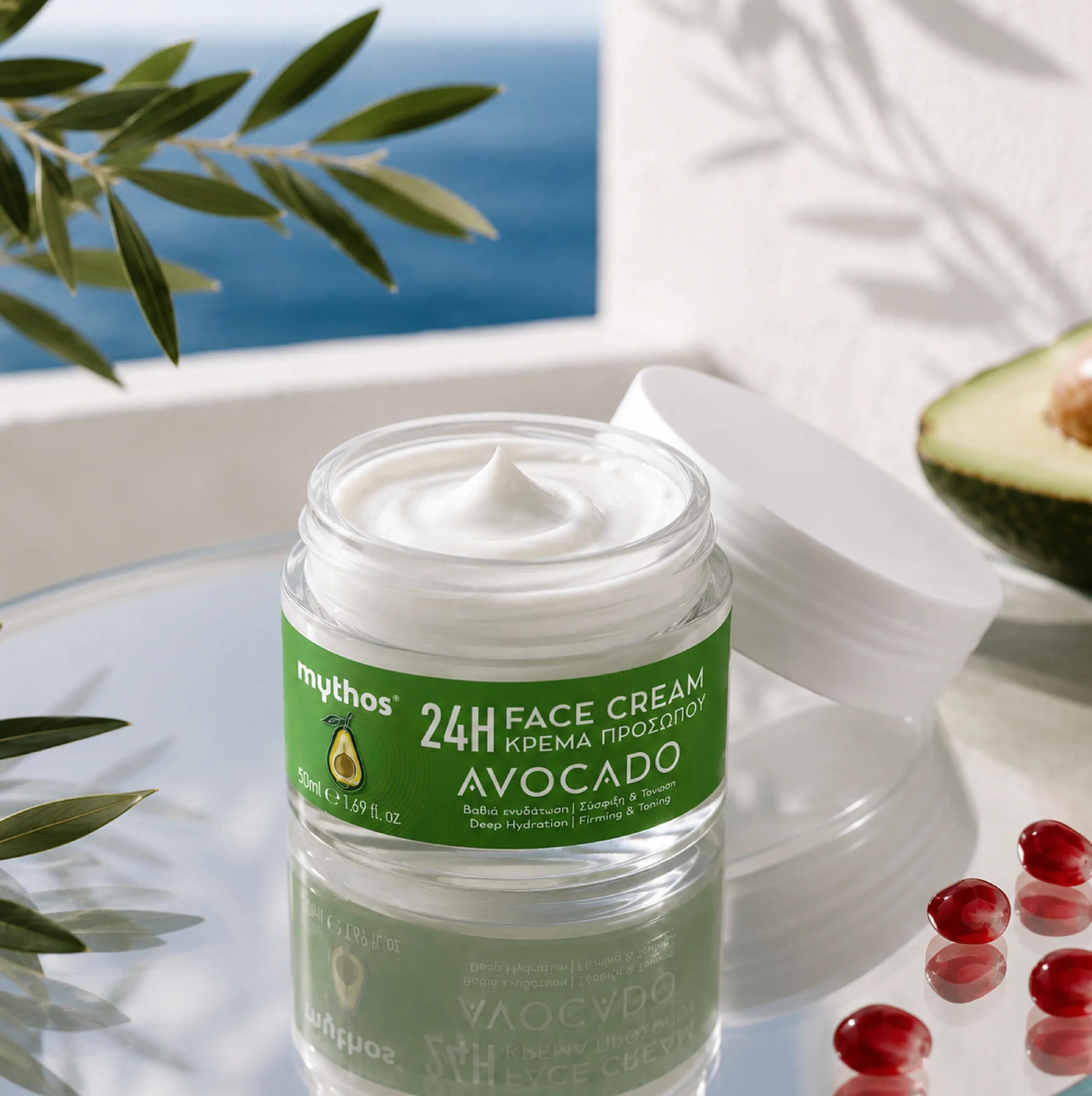 Mythos Avocado 24h gezichtscrème 50ml hydraterend