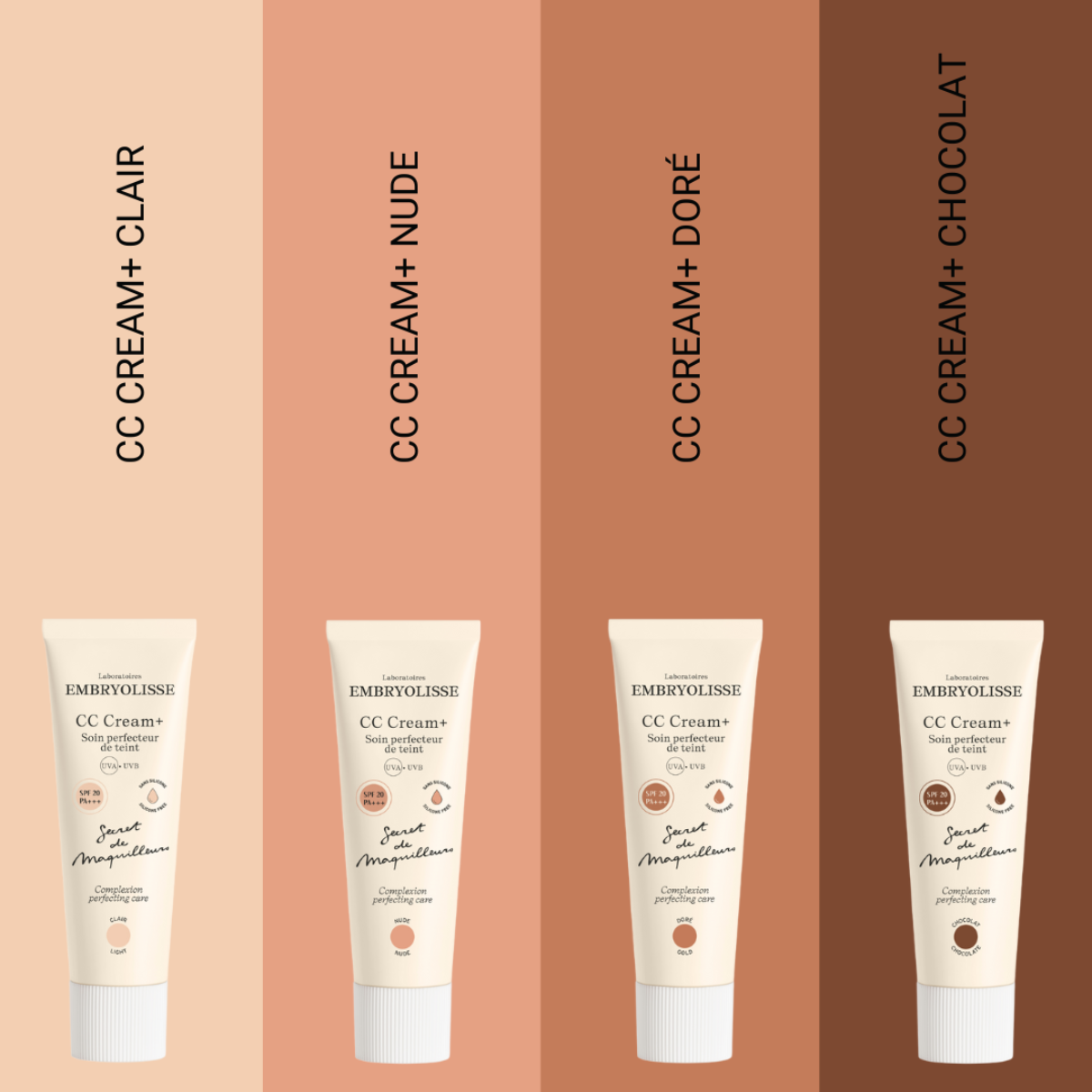 Embryolisse CC Cream+ getinte crème 30 ml SPF20 vegan
