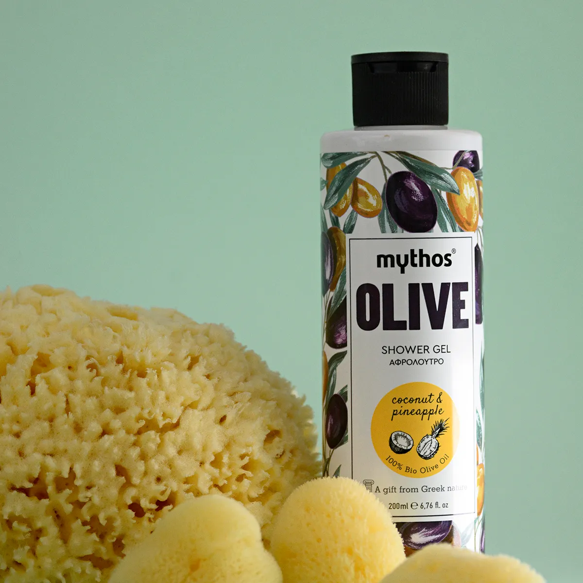 Mythos Olive Kokos Ananas douchegel 200ml met olijfolie
