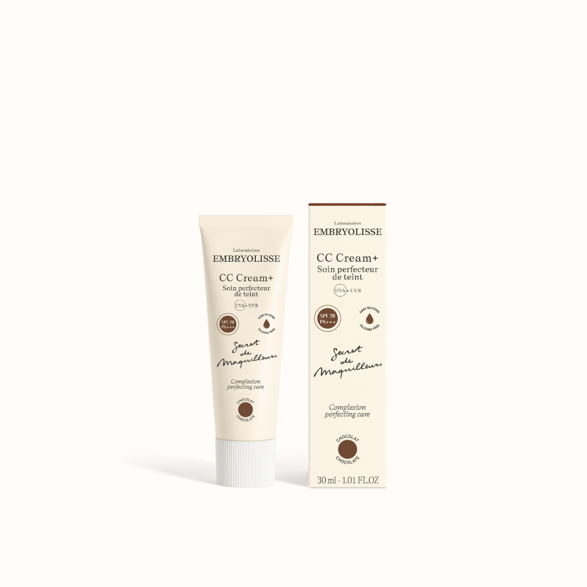 Embryolisse CC Cream+ getinte crème 30 ml SPF20 vegan