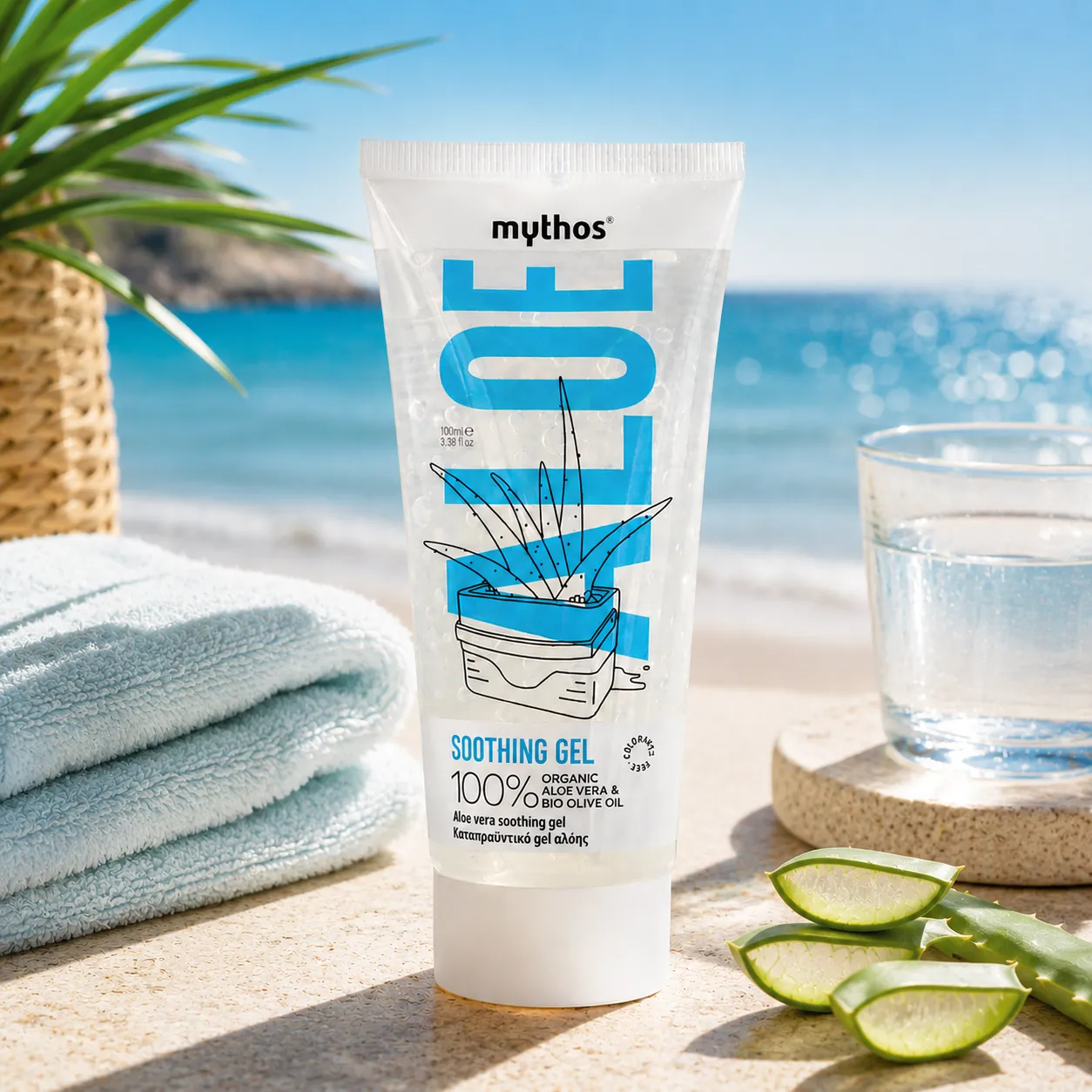 Mythos Aloe gel 100ml verkoelend met aloë