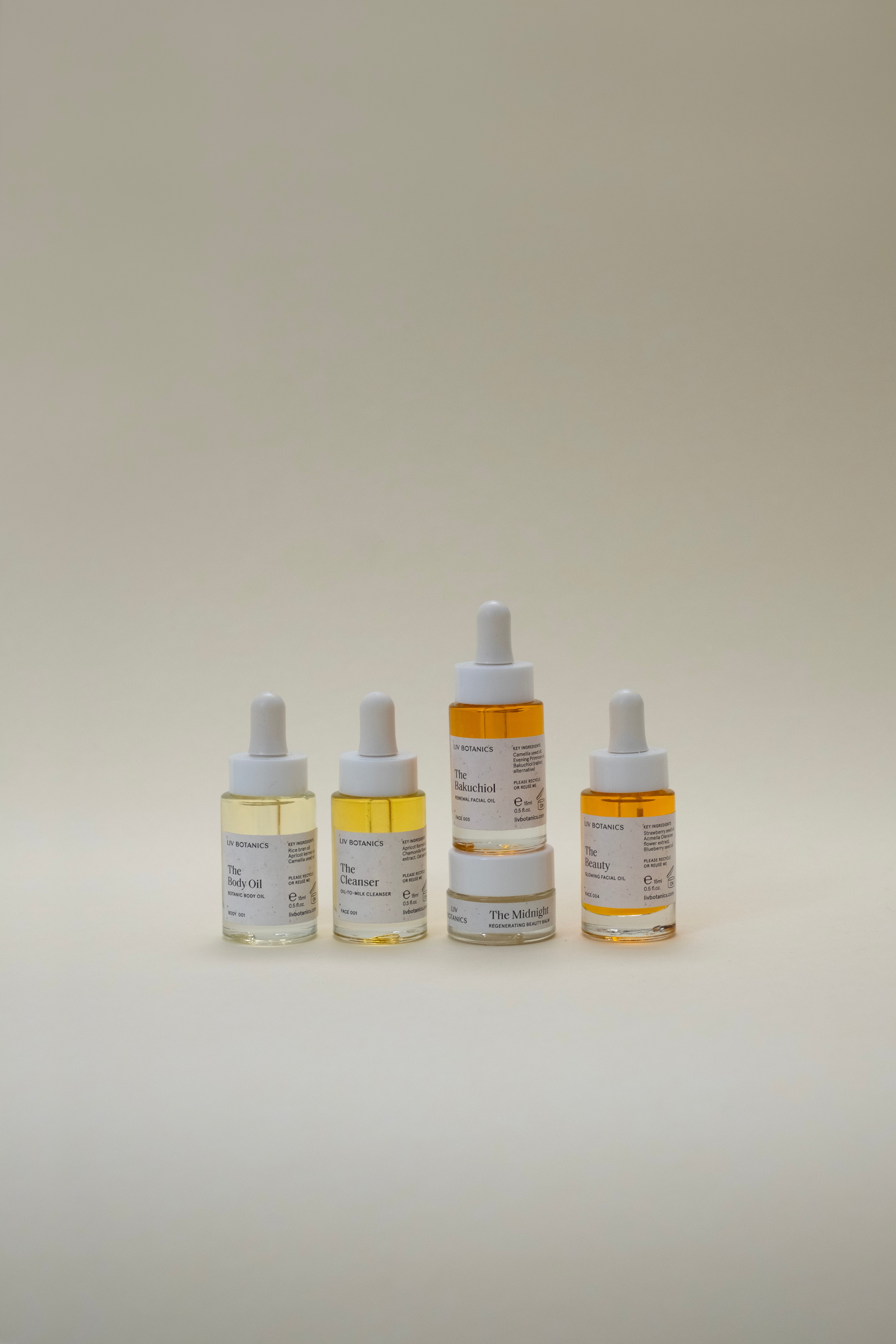LIV Botanics The Travel Set huidverzorgingsset 5-delig plantaardig