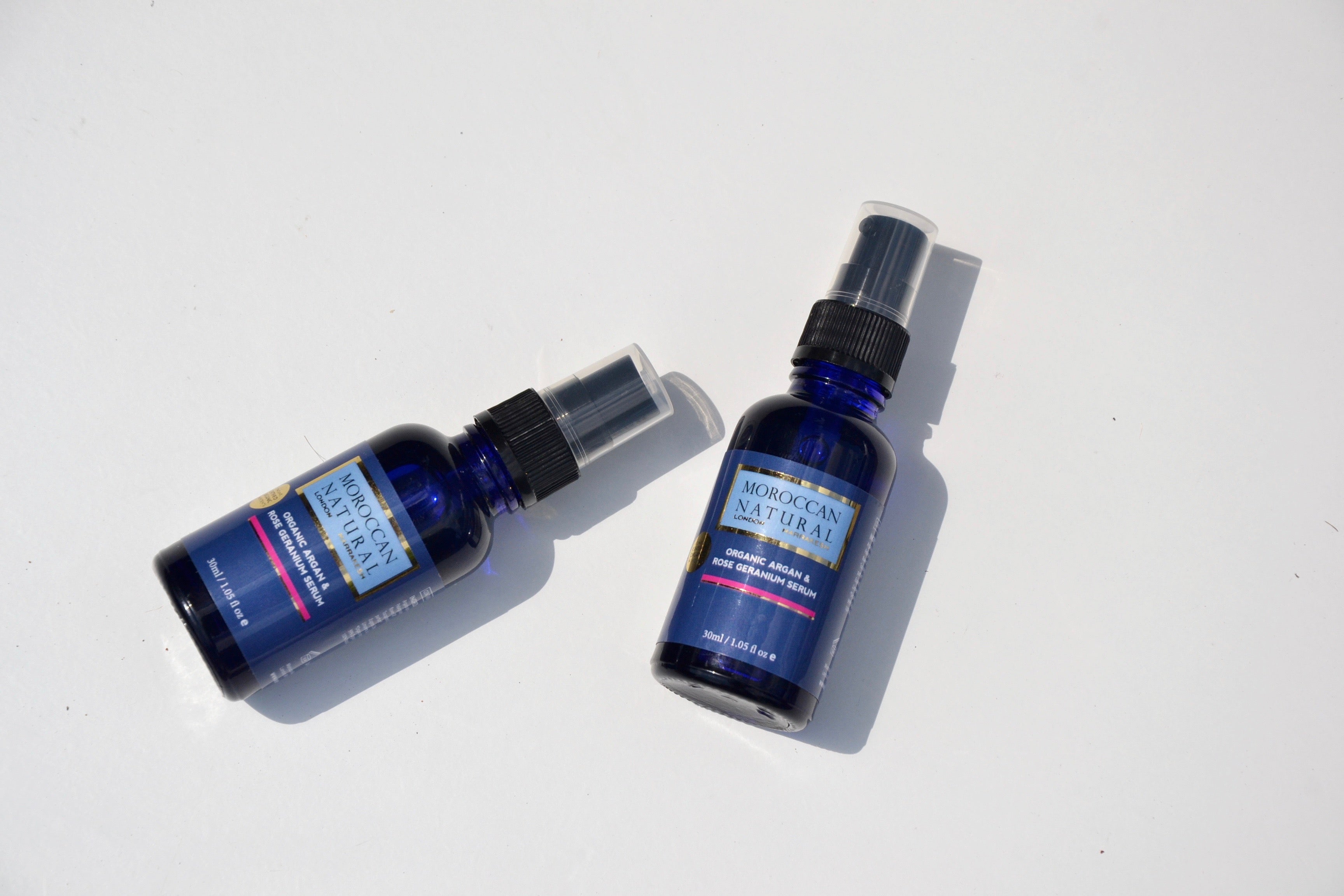 Manatude Organic Argan Rose Geranium Serum Geraniumlijnen