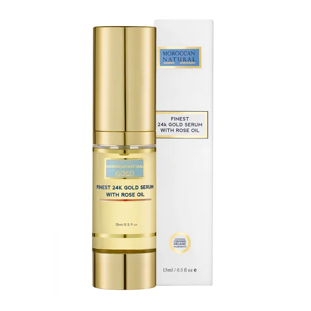 Manatude 24K Gold gezichtsserum 15ml met rozenolie