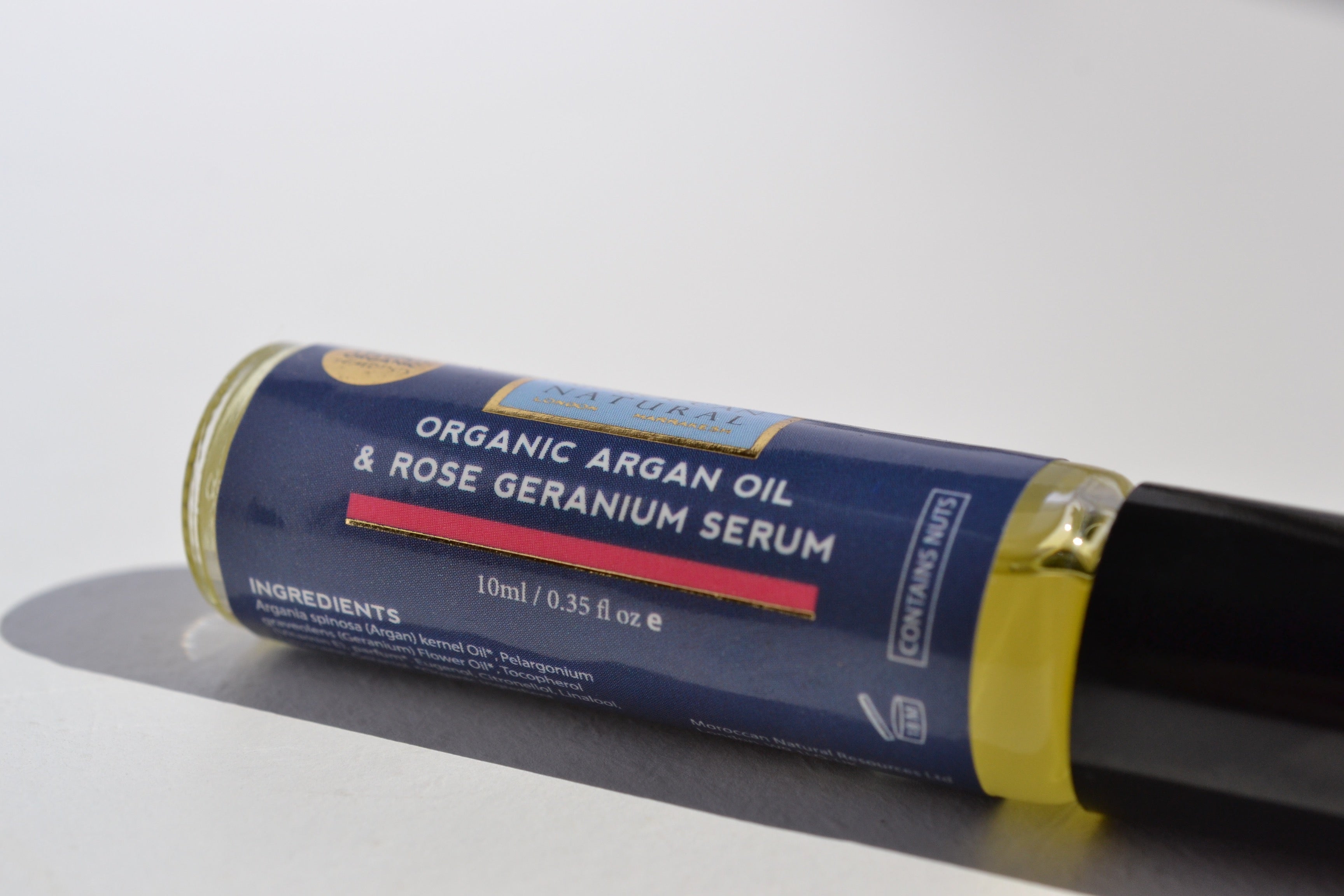 Manatude Organic Argan Rose Geranium serum roller 10 ml