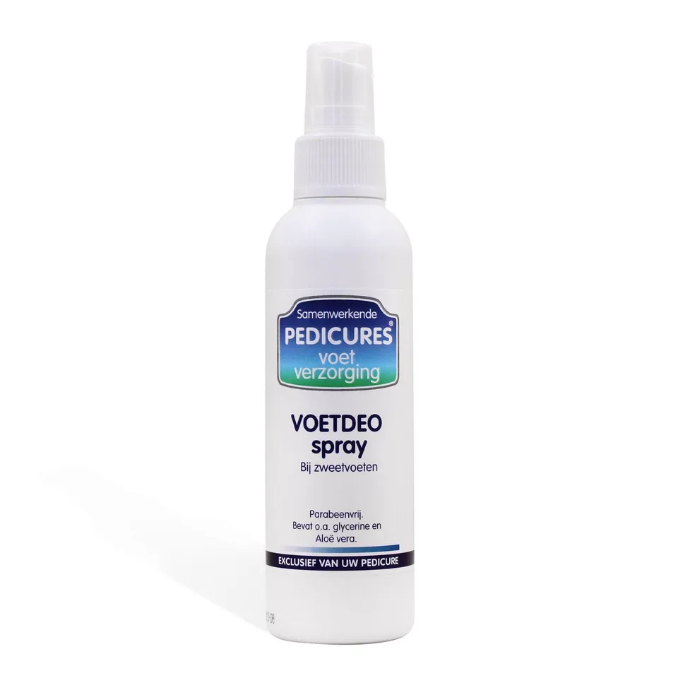 Samenwerkende Pedicures Voetdeo Spray voetspray fris met tea tree