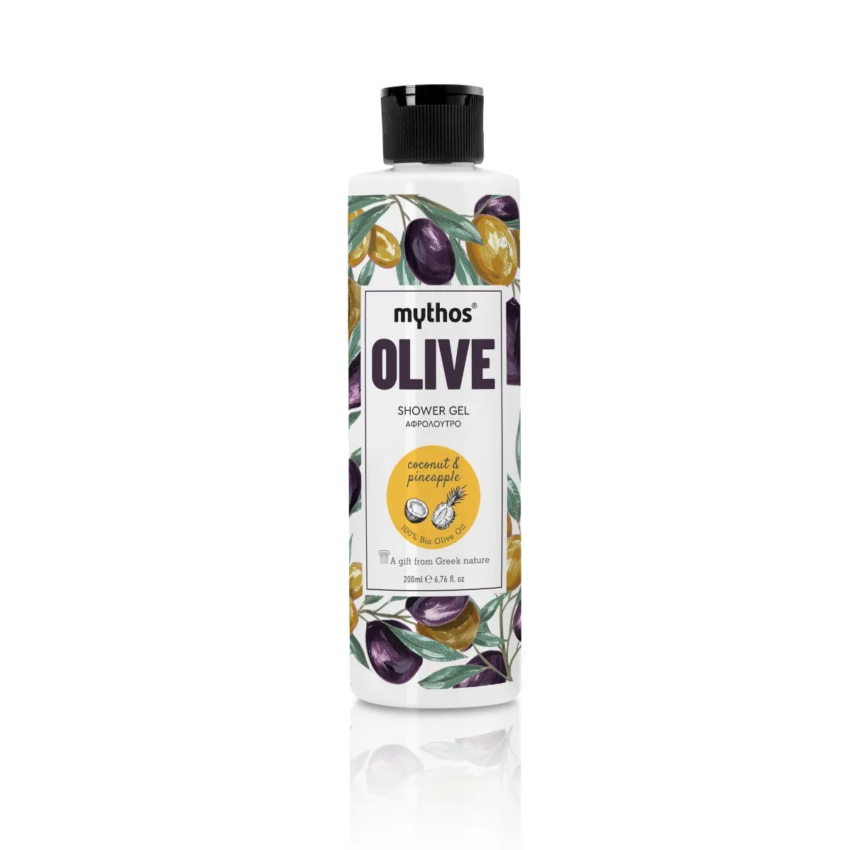 Mythos Olive Kokos Ananas douchegel 200ml met olijfolie
