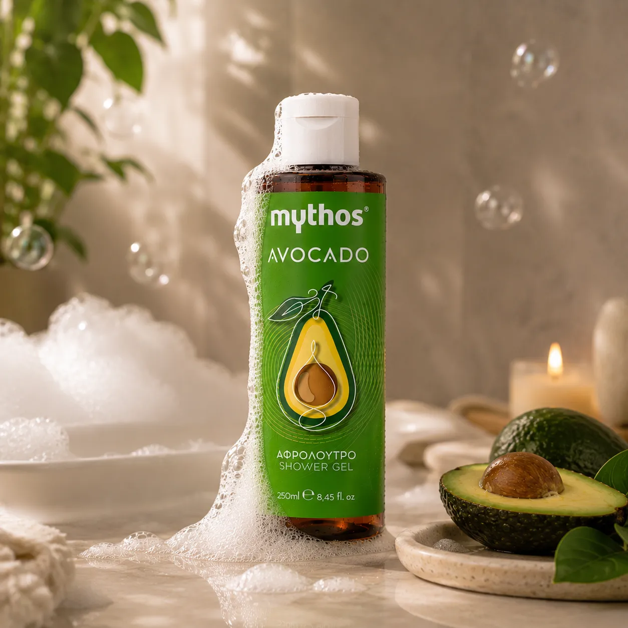 Mythos Avocado Douchegel 250 ml met Aloë Vera