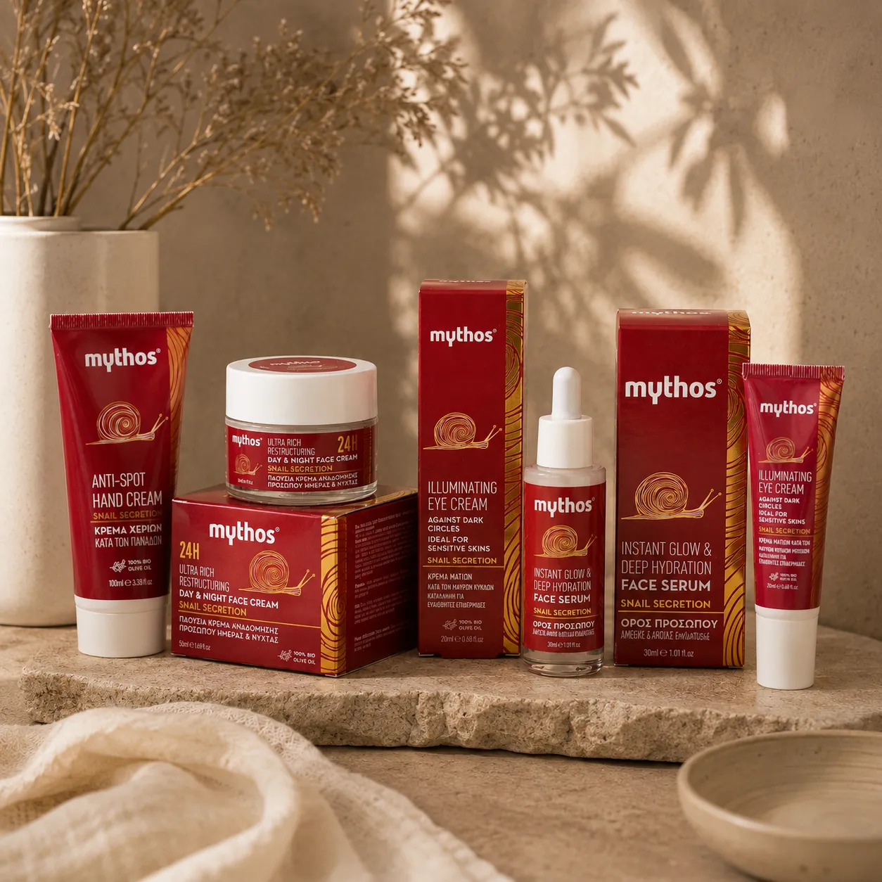 Mythos Snail oogcrème 20 ml slakkenslijm