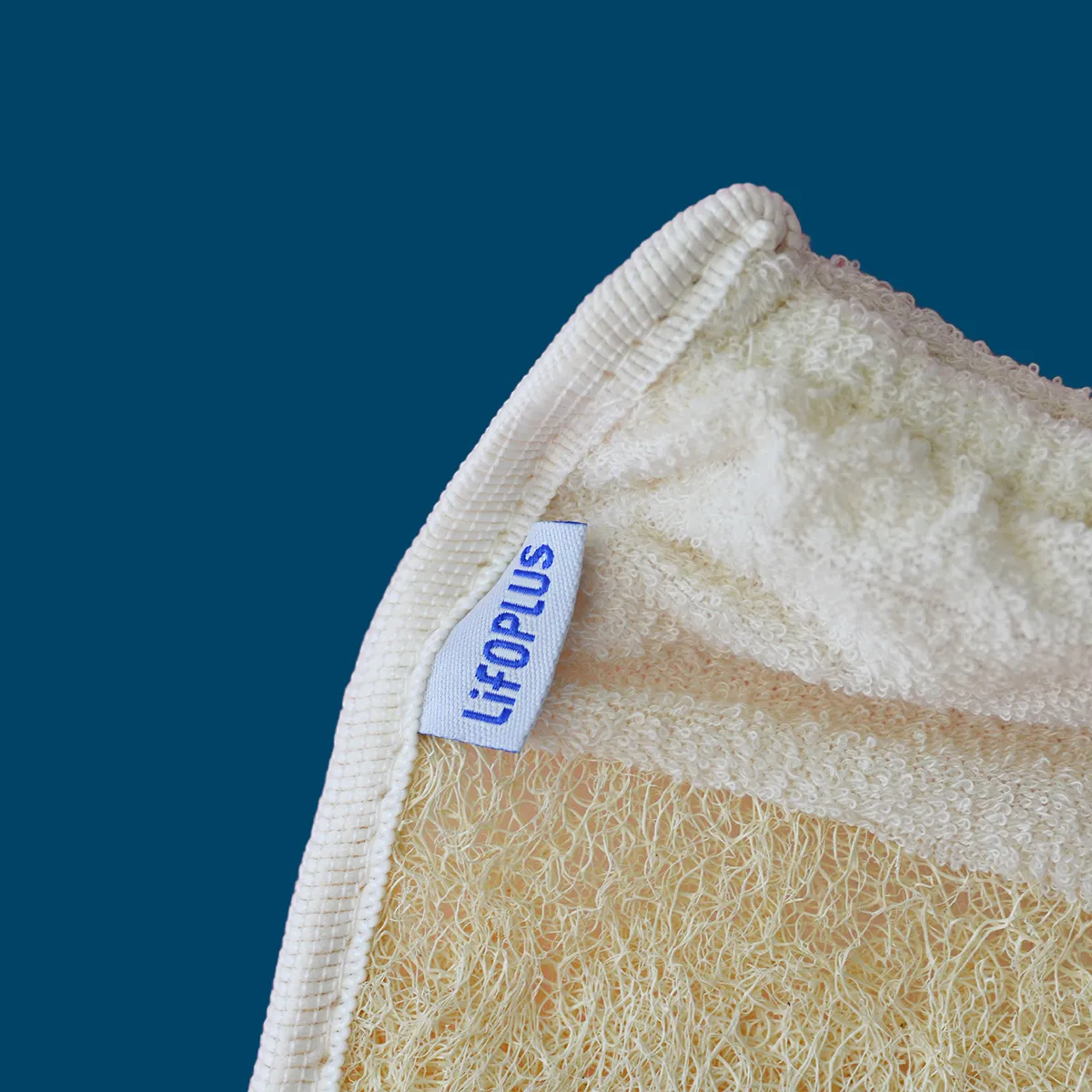 Mythos Lifoplus Classic luffa douchehandschoen katoen