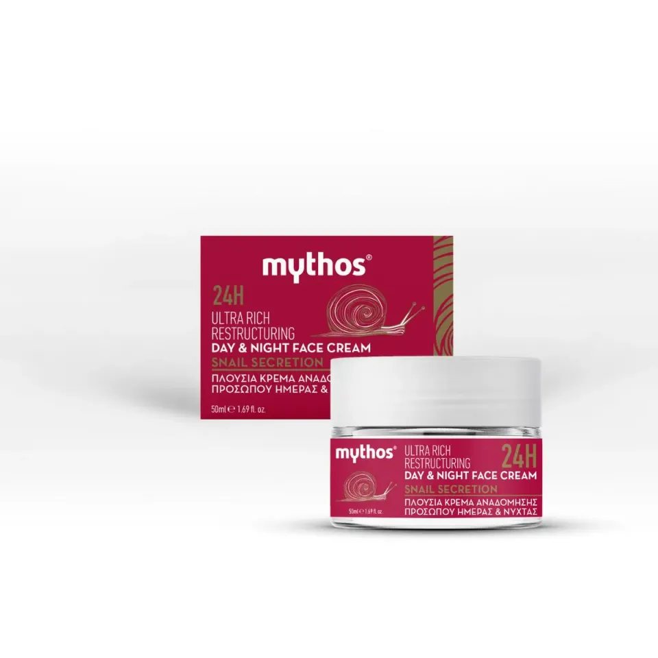 Mythos Snail 24h Gezichtscrème 50ml Slak