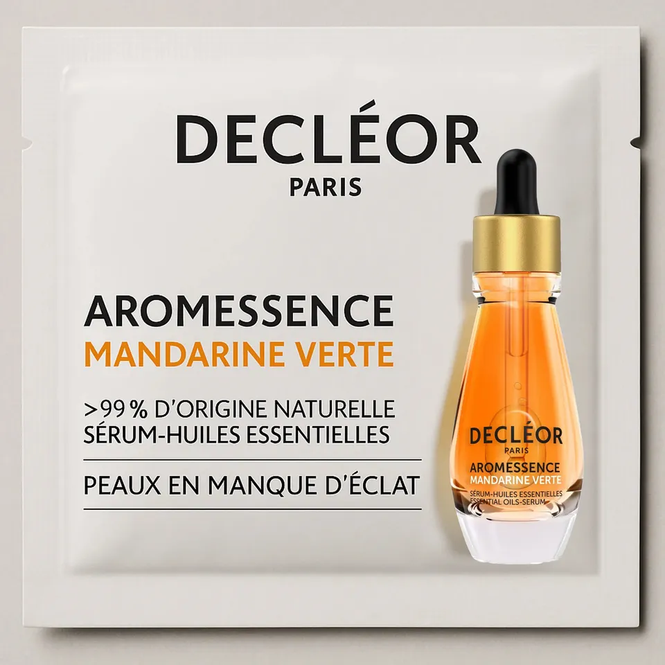 Decléor Green Mandarin aromessence proefmonster mandarijn