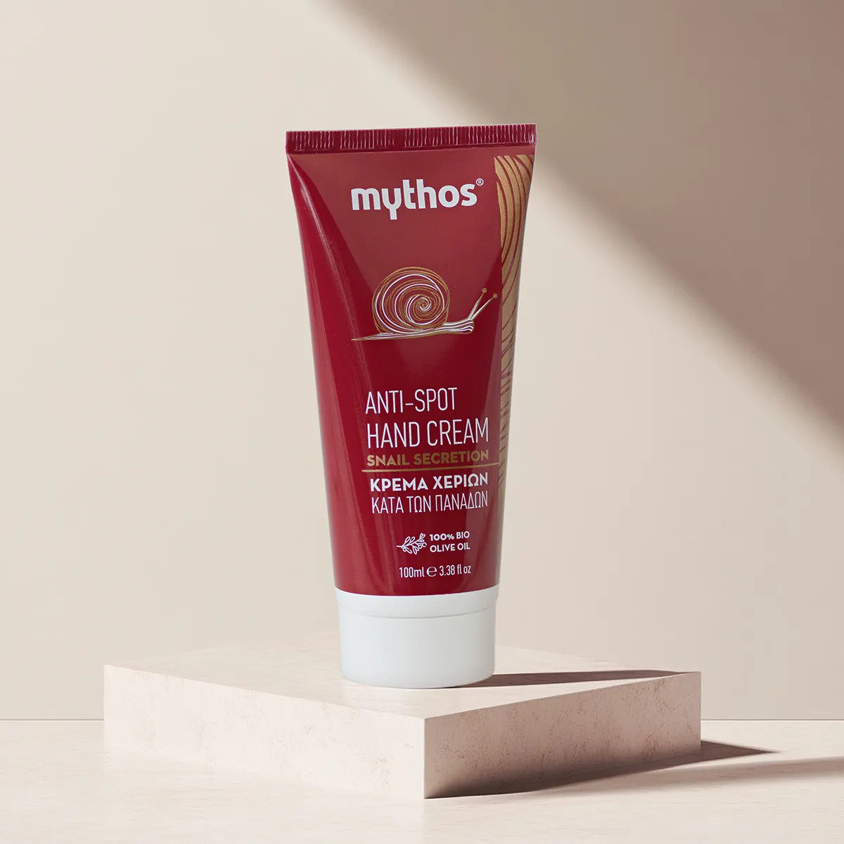 Mythos Snail Handcreme 100ml tegen Pigmentvlekken