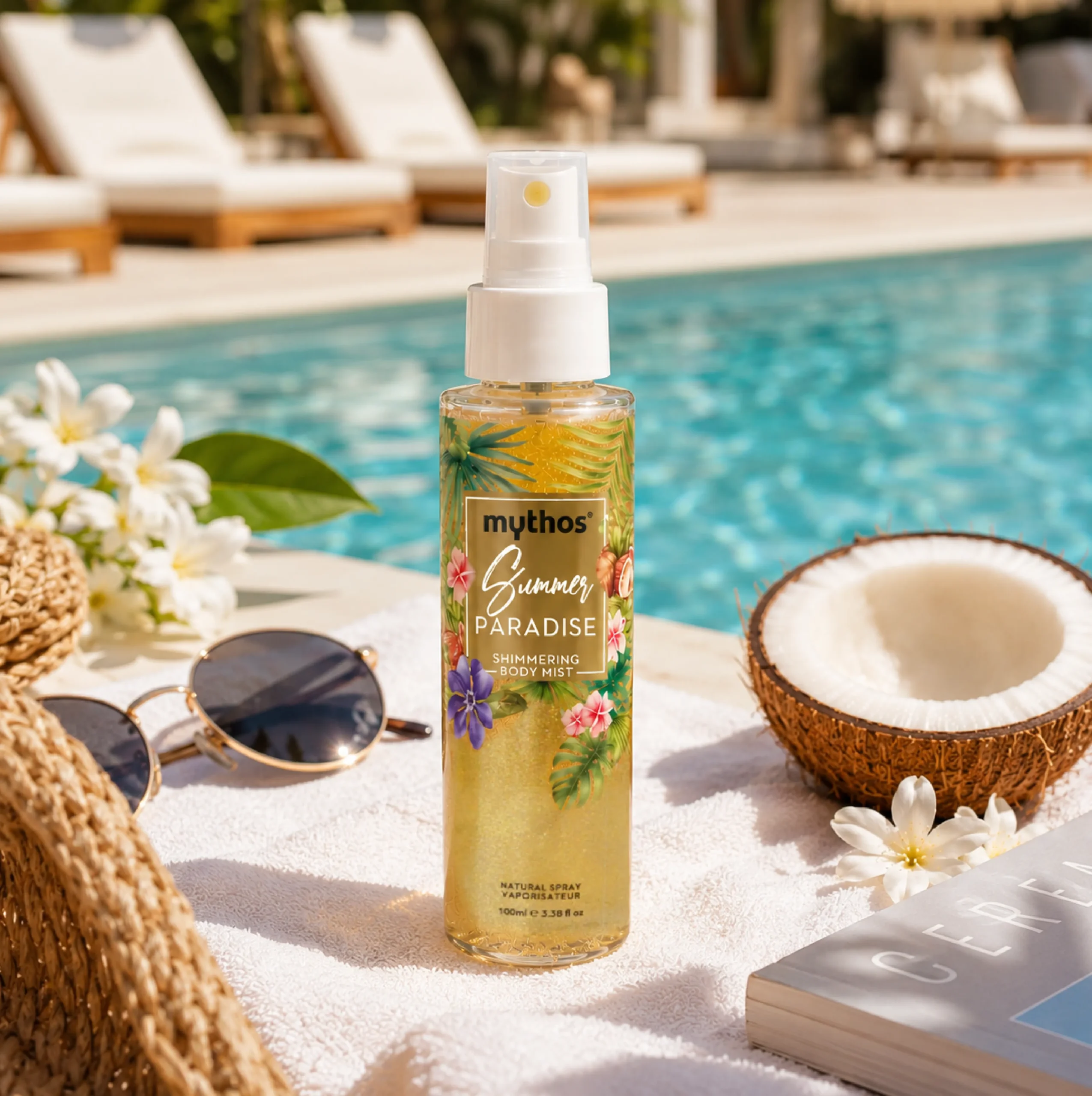 Mythos Body Mist Summer Paradise 100 ml Shimmer Kokos