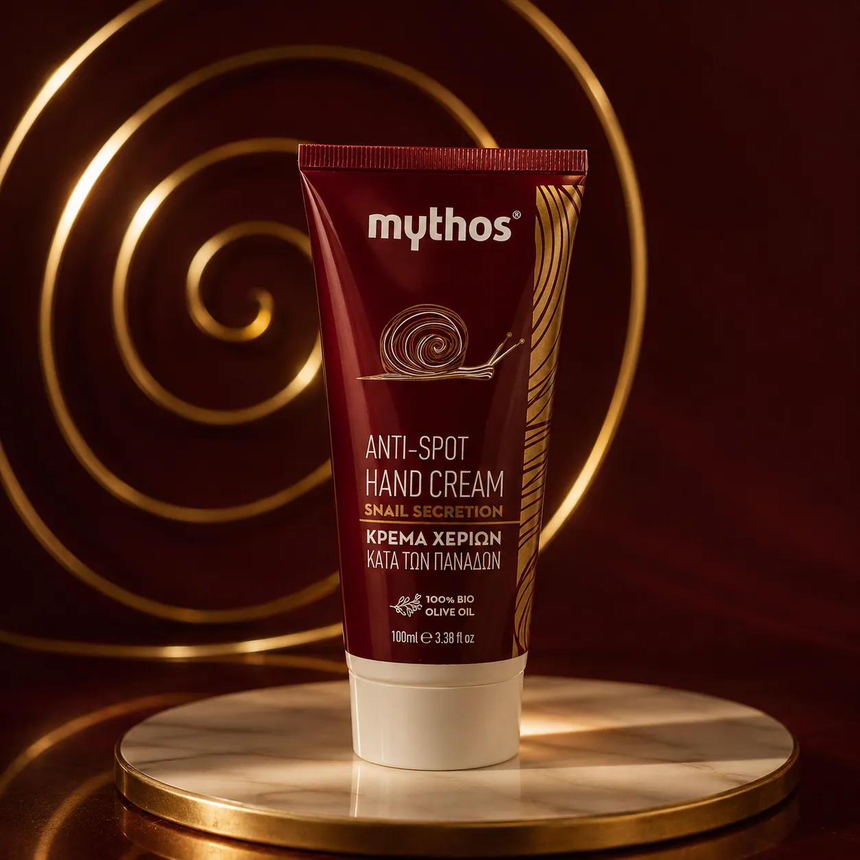 Mythos Snail Handcreme 100ml tegen Pigmentvlekken