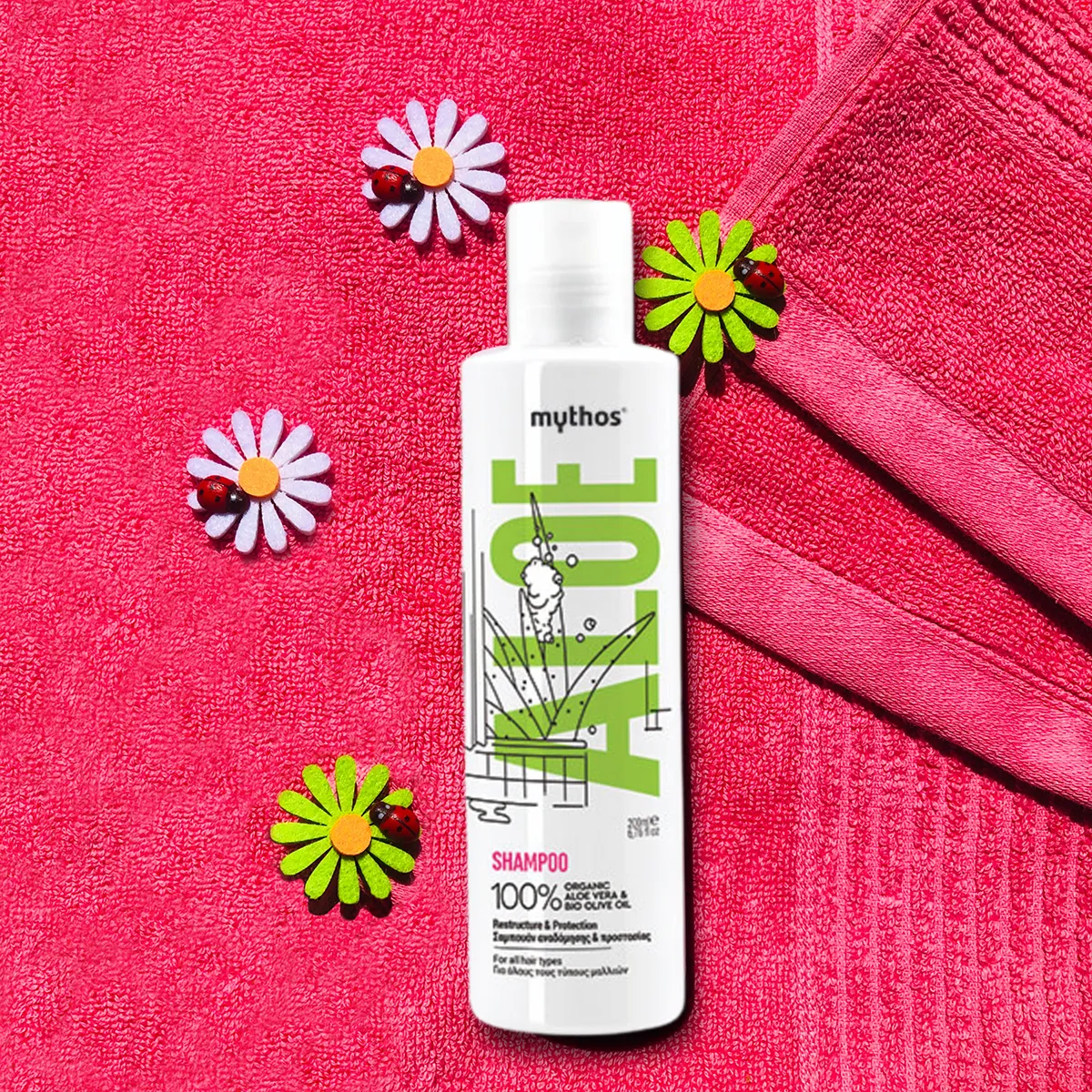 Mythos Aloe shampoo 200ml alle haartypes