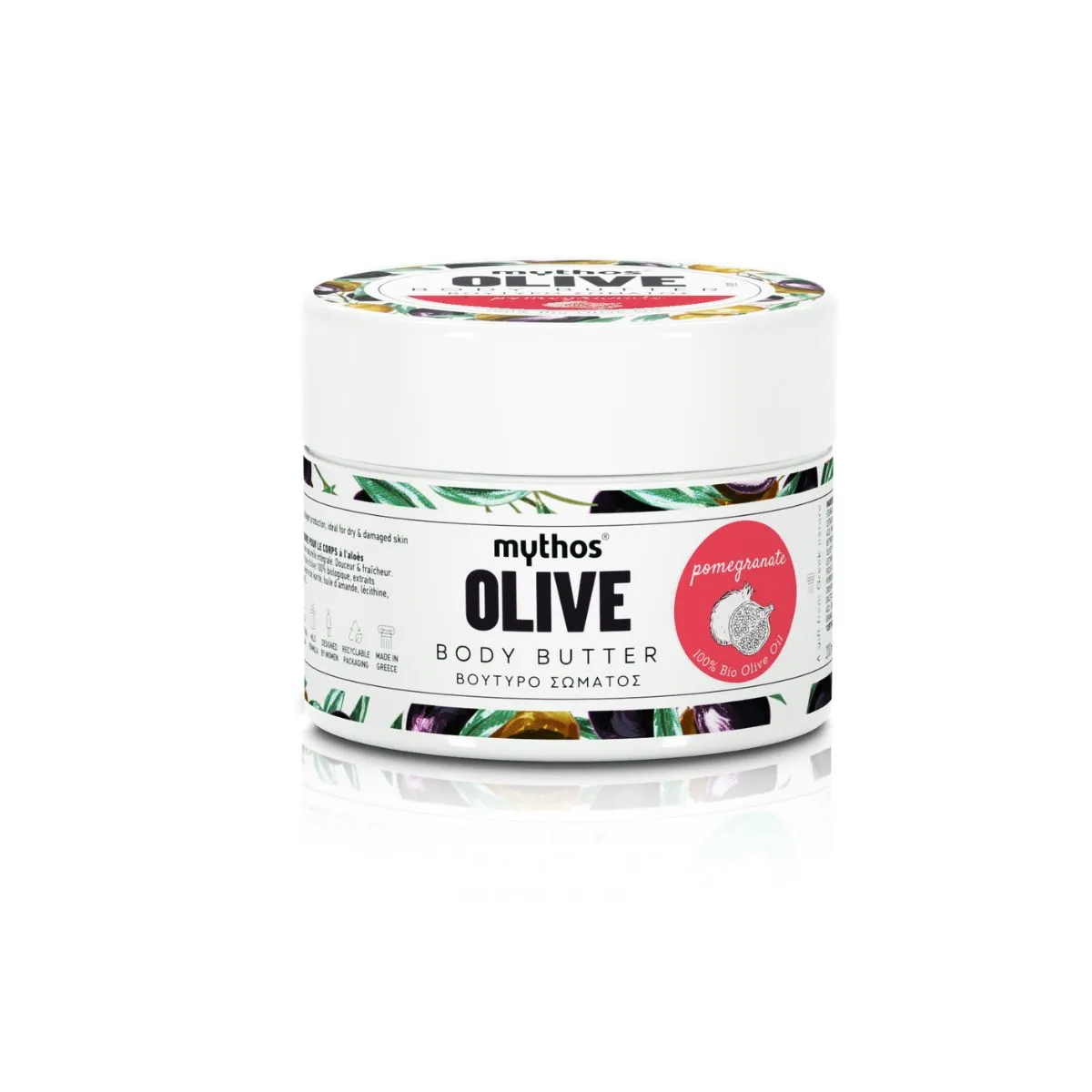 Mythos Olive Lichaamsboter Granaatappel 200 ml Shea