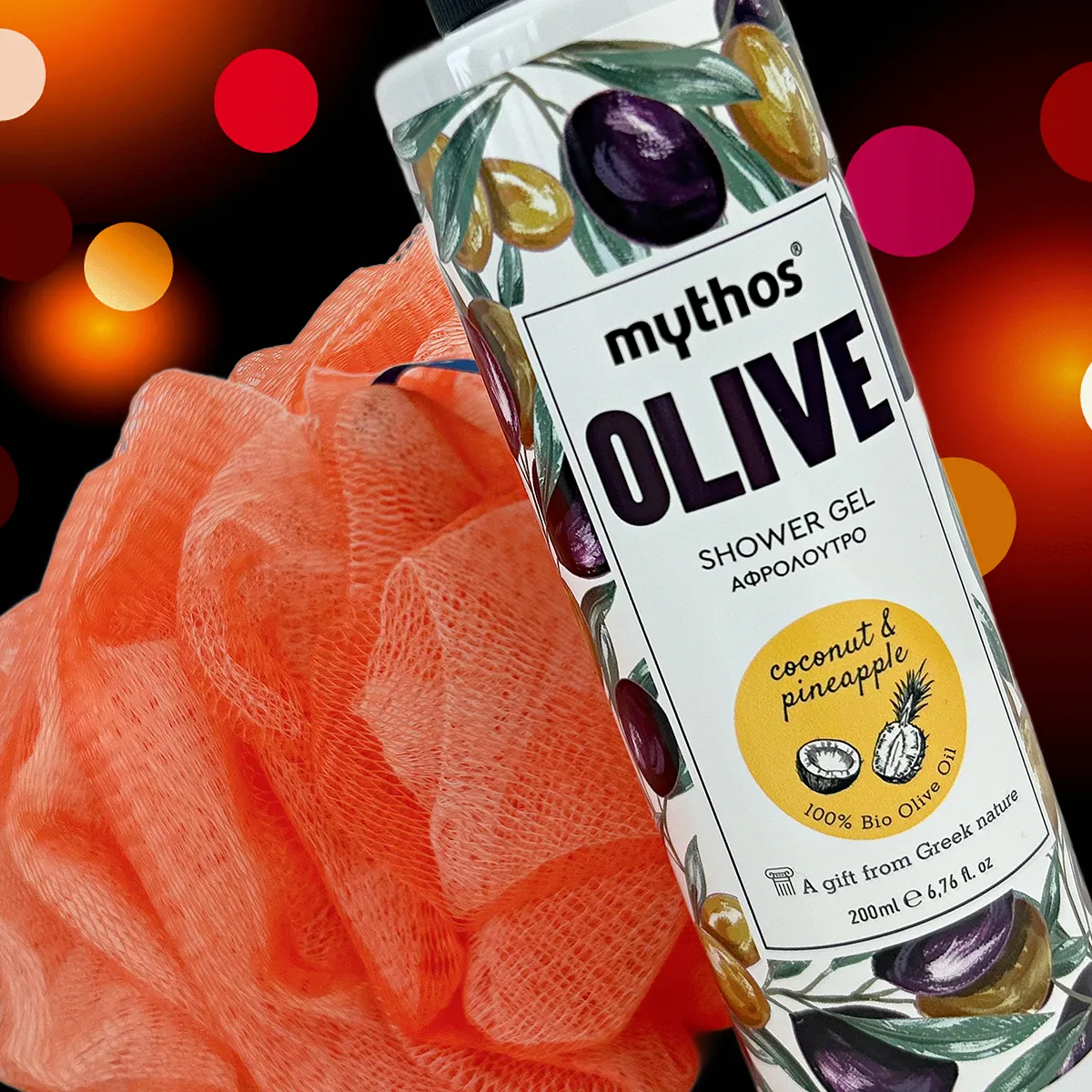 Mythos Olive Kokos Ananas douchegel 200ml met olijfolie