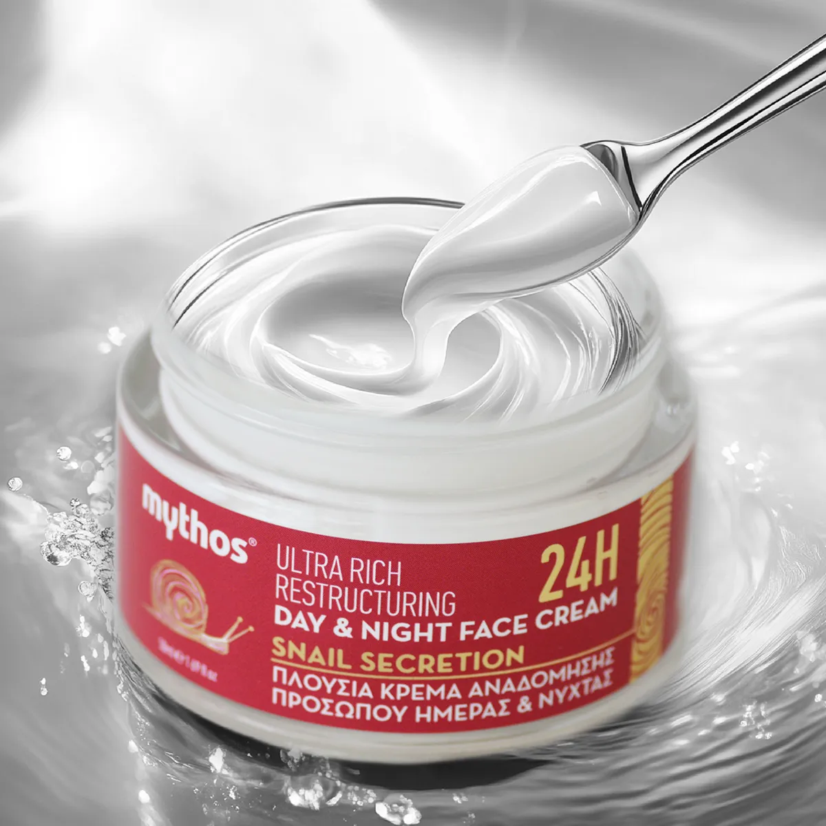 Mythos Snail 24h Gezichtscrème 50ml Slak