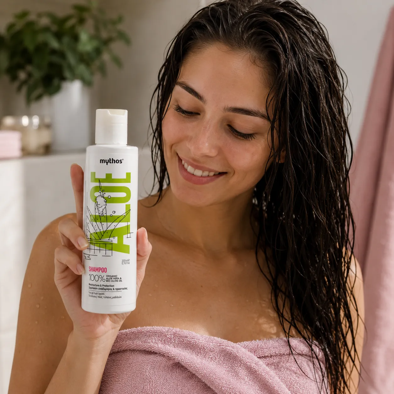 Mythos Aloe shampoo 200ml alle haartypes