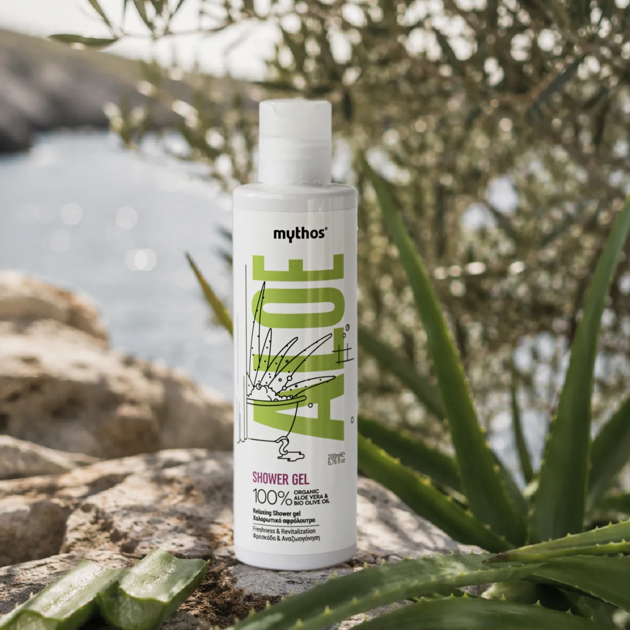 Mythos Aloe douchegel 200 ml ontspannend