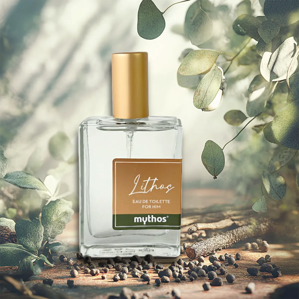 Mythos Lithos eau de toilette man 50 ml houtig