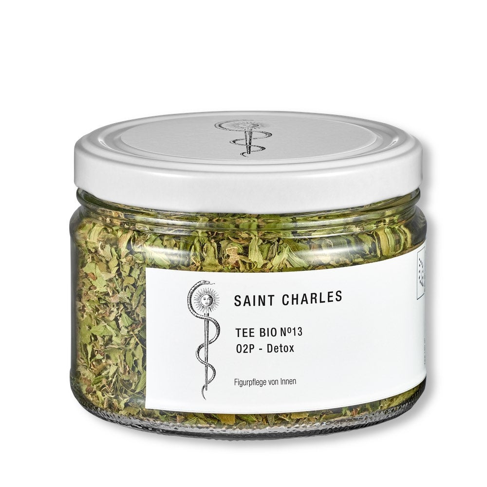 Saint Charles Tee N°13 O2P detox thee bio glas