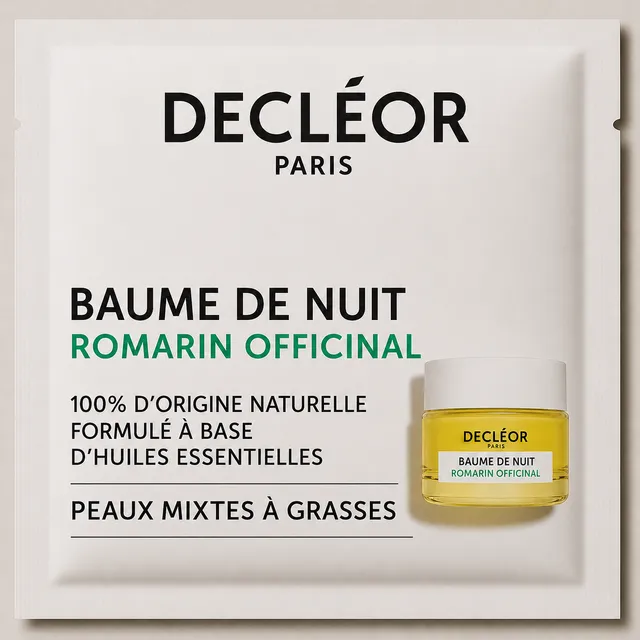 Decléor Rozemarijn Nachtbalsem proefmonster zuiverend