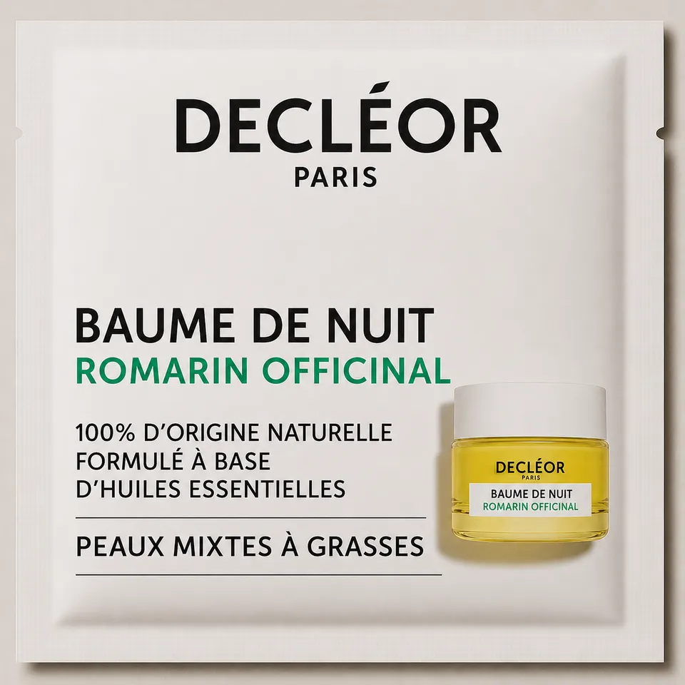 Decléor Rozemarijn Nachtbalsem proefmonster zuiverend