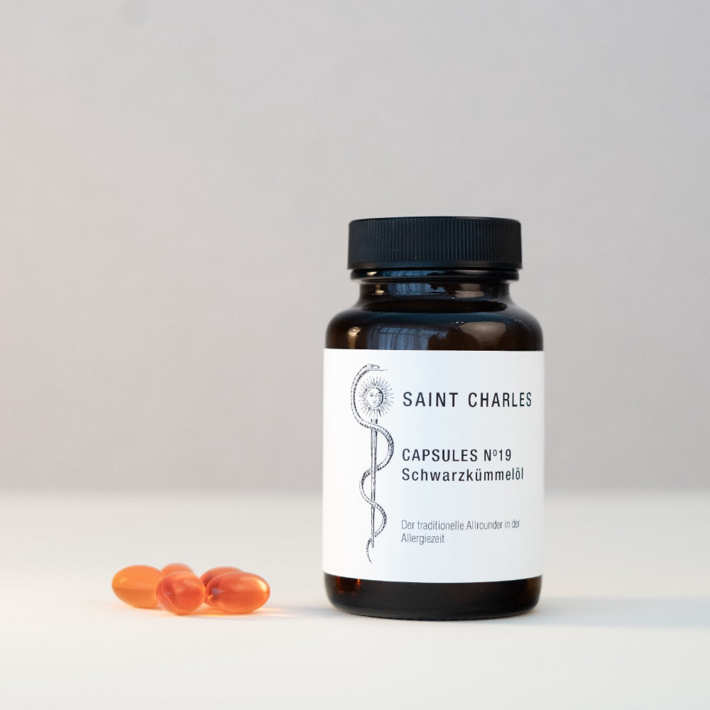 Saint Charles Capsules N°19 zwartkomijnolie capsules natuurlijk