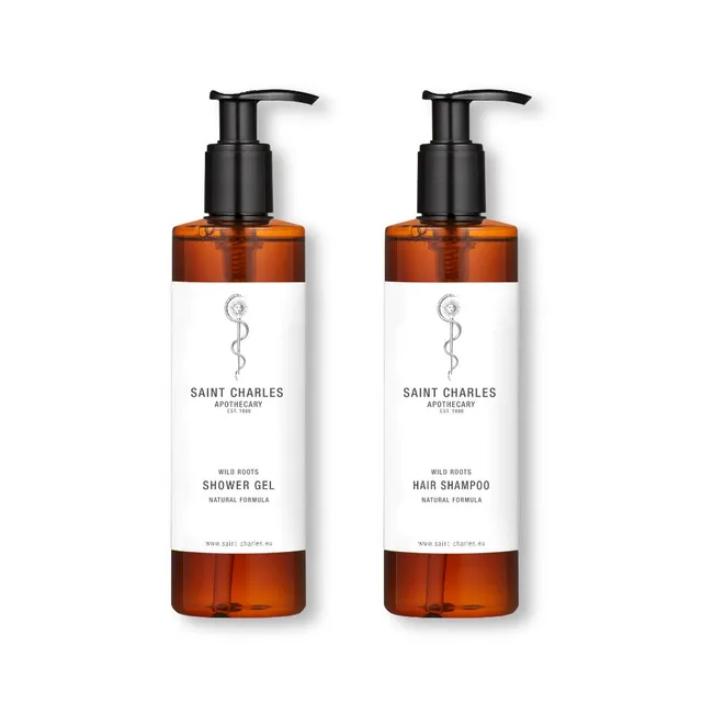 SAINT CHARLES Wild Roots doucheset gel shampoo citrus