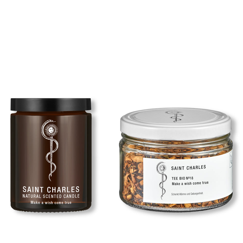 SAINT CHARLES Make a Wish cadeauset kaars thee winter